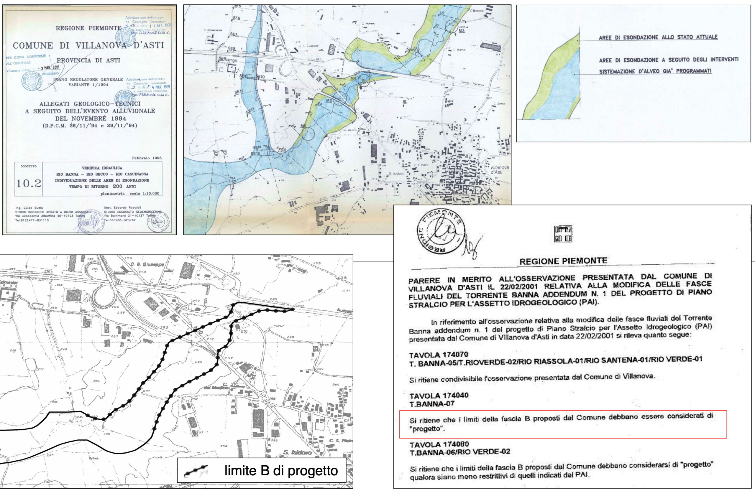 Fonte: Autorità di bacino del fiume Po - Monografia del bacino del Torrente banna - Settembre 2015