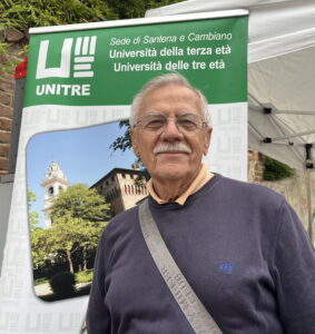 Gianfranco Bordin, presidente Unitre Santena-Cambiano